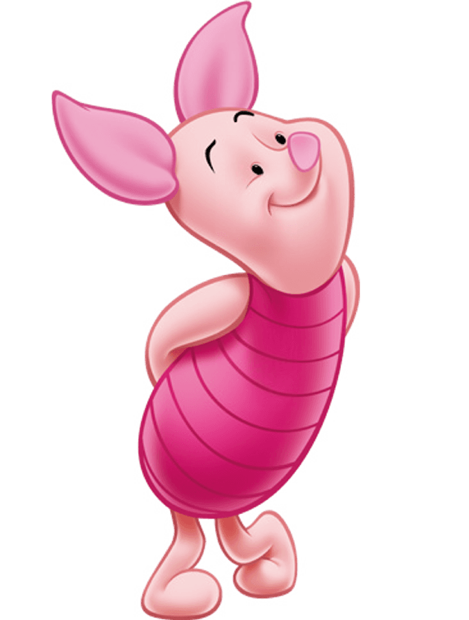 Piglet smiling